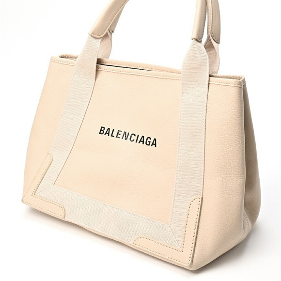 Balenciaga Blue Cabas S Tote Bag Beige - Picture 2 of 10
